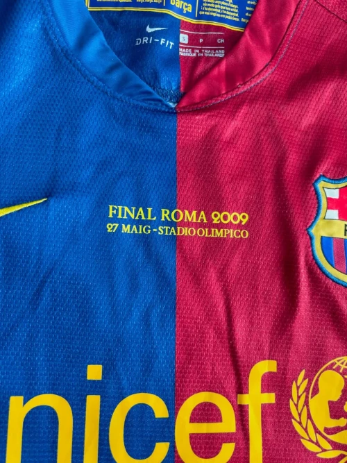2008/09 BARCELONA HOME SHIRT FULL SLEEVE - Image 5