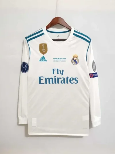 2017/18 REAL MADRID HOME SHIRT FULL SLEEVE