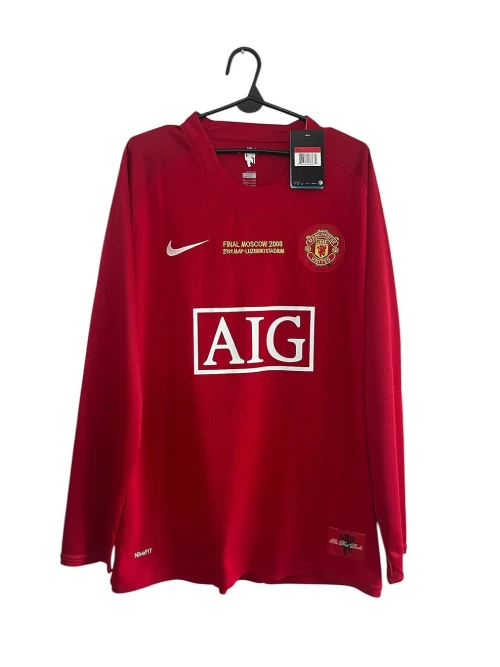 2007/08 MANCHESTER UNITED HOME SHIRT FULL SLEEVE