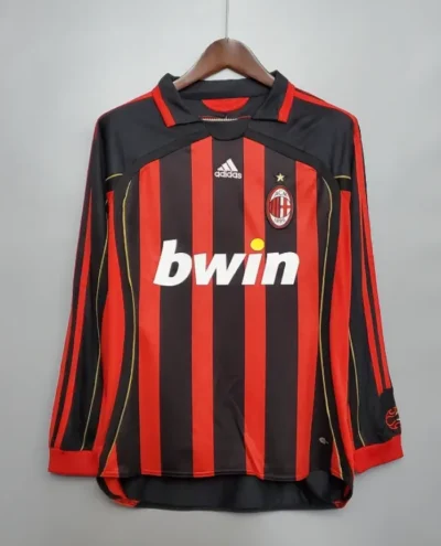 2006/07 AC MILAN HOME SHIRT FULL SLEEVE