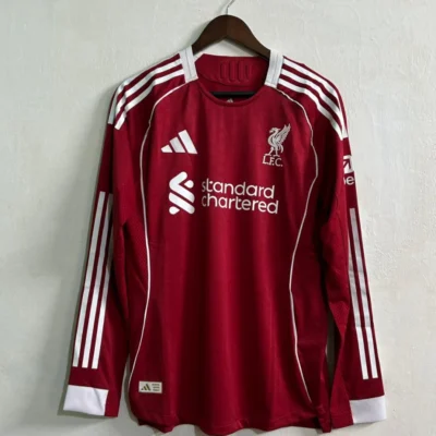 2025/26 LIVERPOOL FC HOME SHIRT FULL SLEEVE